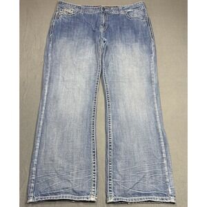 Rock&roll Cowboy Jeans Mens 42x32 Double Barrel Straight Relaxed Fit Rodeo